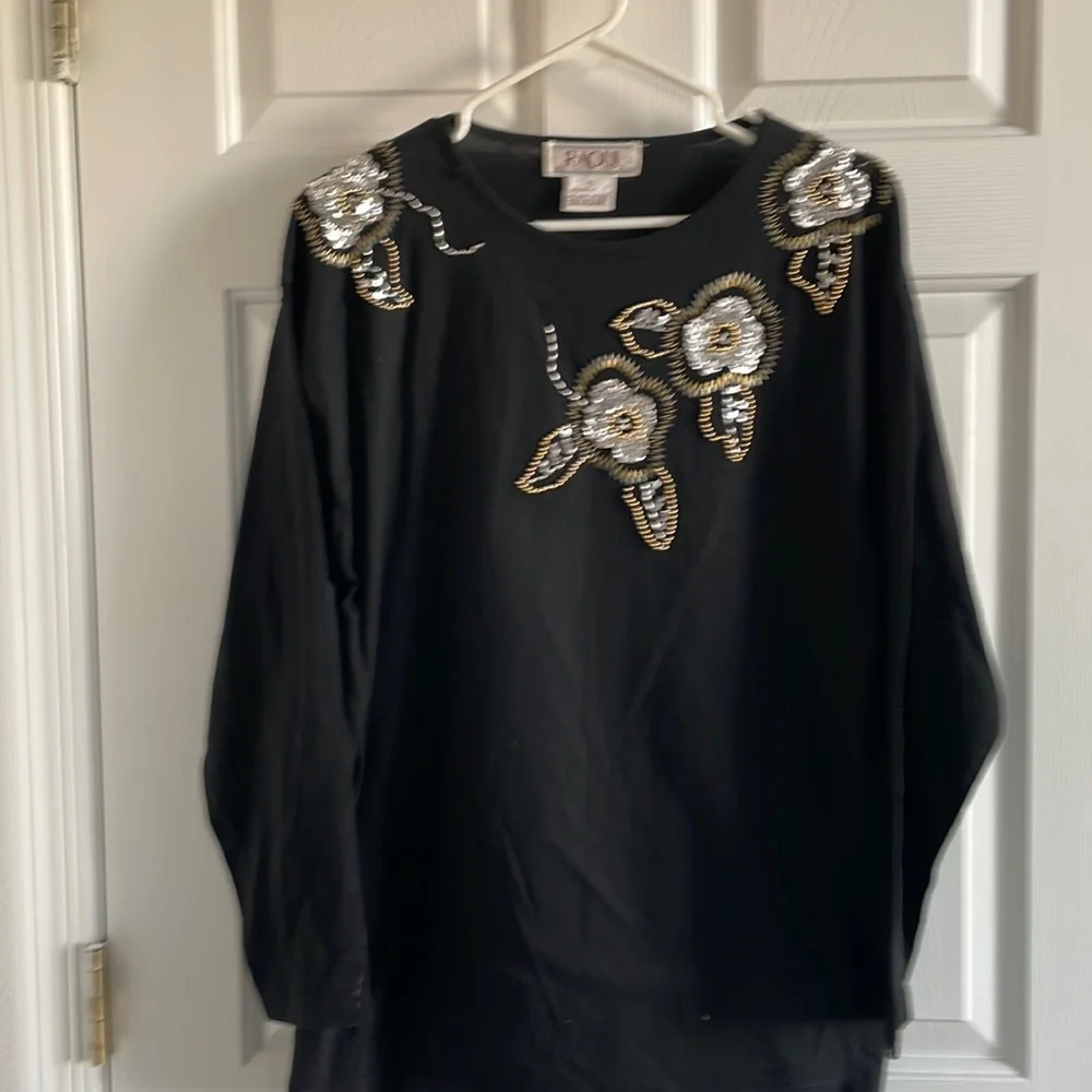 Rainless Black embellished top - Picture 1 of 5